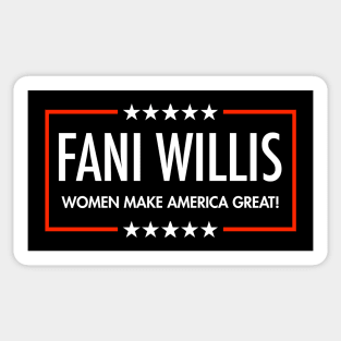 Fani Willis - Women Make America Great Sticker